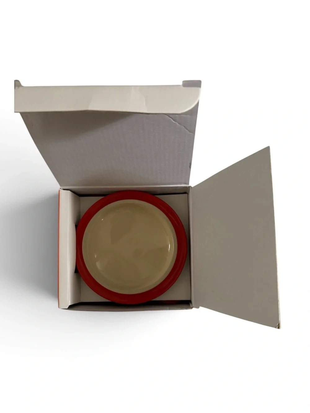 NWT Le Creuset Red Stoneware Mini Cocotte with Handles